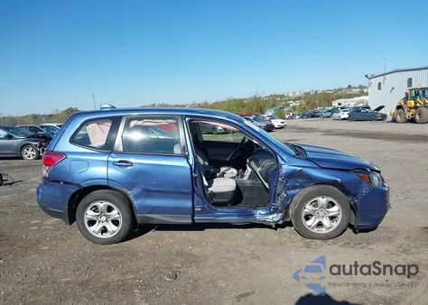 2018 Subaru Forester 2.5I from USA, damaged, VIN JF2SJAAC0JH523821